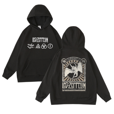 金属摇滚齐柏林飞艇周边秋冬衣服