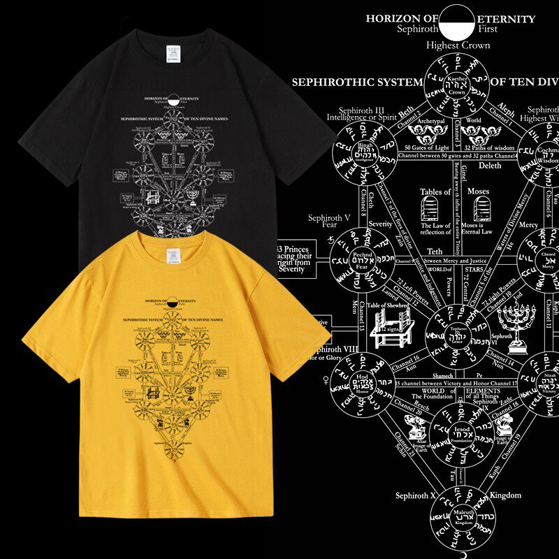 死海文书eva魂之座seele新世纪福音战士周边夏季纯棉短袖男女款夏