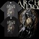 欧美大敌乐队旋律金属arch enemy周边圆领短袖 纯棉夏男女套头T恤
