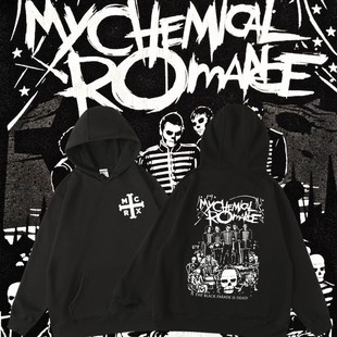 美国朋克My Chemical Romance化学浪漫周边连帽加绒卫衣男女中性