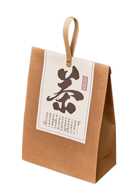 牛皮纸茶叶包装袋伴手礼袋logo