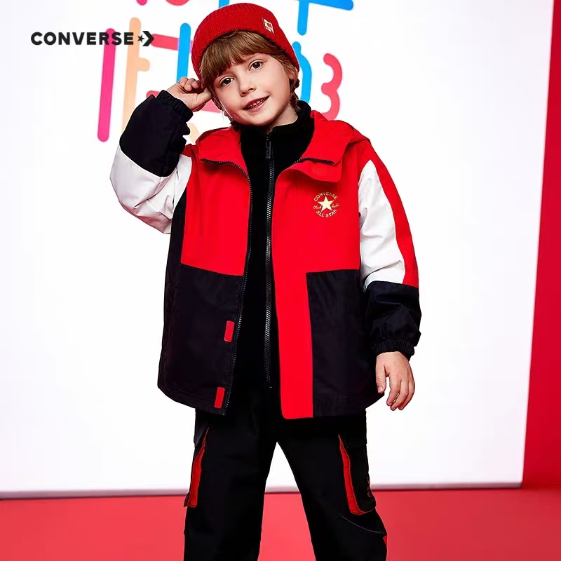 匡威2025新款时尚儿童风衣