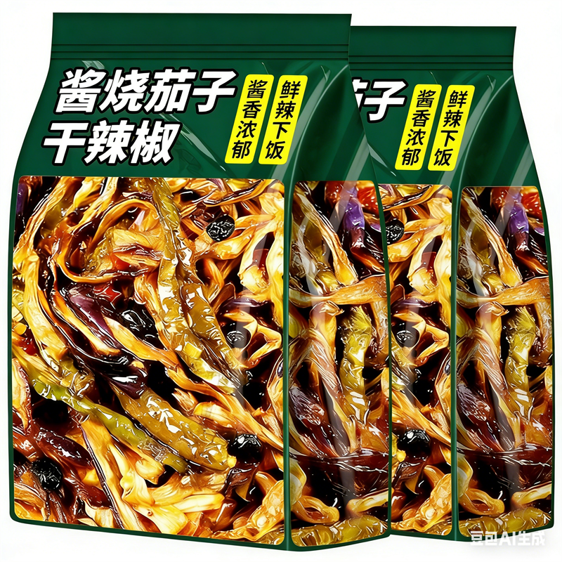 东北特产茄子干延边朝鲜族风味酱茄子干辣椒下饭菜小咸菜泡菜HBT,粮油调味/速食/干货/烘焙,下饭/拌饭酱/拌饭料,淘宝优惠券,粉丝福利购,淘宝优惠卷
