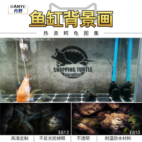 鱼缸背景纸画高清图3D壁纸画贴纸