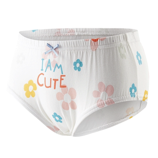 四季款女童内裤三角裤儿童短裤莫代尔棉无骨吸湿排汗透气大码