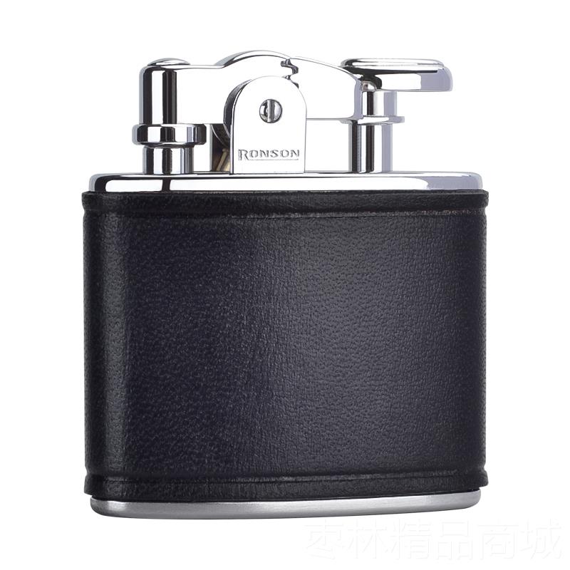 正品ronson打火机煤油森男士朗原装正品朗火石古复老式火机创意声