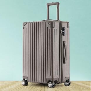 正品学铝框行李箱向20拉杆箱大生旅行箱白色防刮箱潮男女2寸4万轮