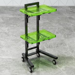 正品美发店架工具理发店车专用烫染推车杠子收置纳物剪发可移动小