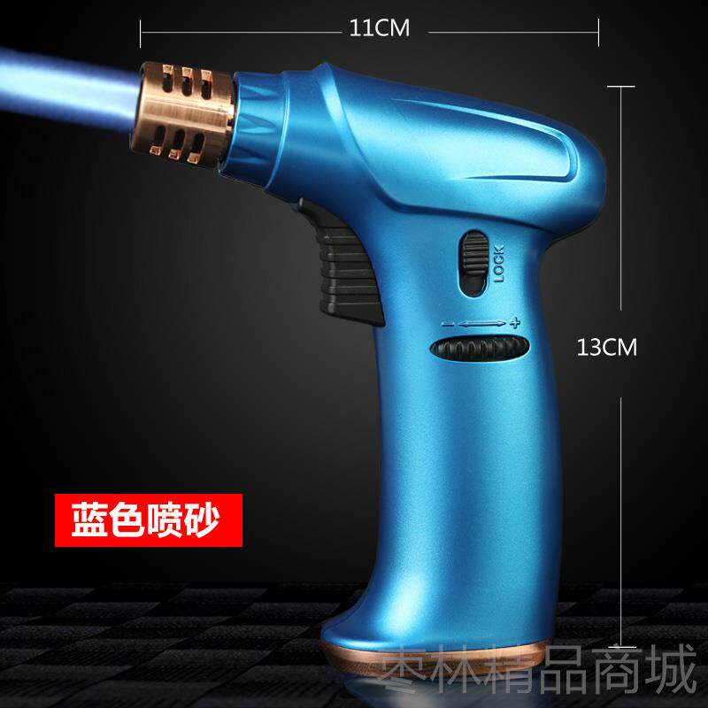 正品火焊器枪点喷喷枪火雪专茄用艾灸气体防风点香烘打火机充气直