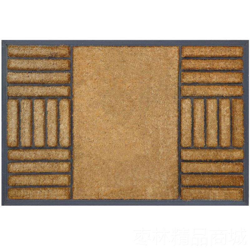 正品包邮特价手进口工椰棕欧蹭式田园滑入户进门门厅土防脚垫门垫