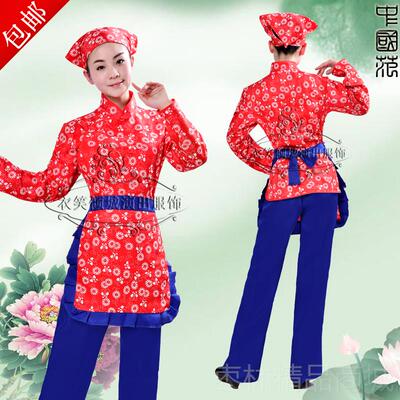 正品阿庆嫂话剧梅村演出服农村姑抗战女民兵李奶小铁品采茶女奶表