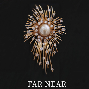 烟花胸针FARNEAR轻奢高级感胸花