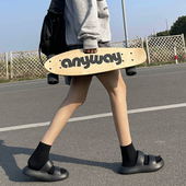 夏日踩屎感凉拖鞋 女生软底舒适外穿防滑休闲简约纯色EVA凉拖女夏