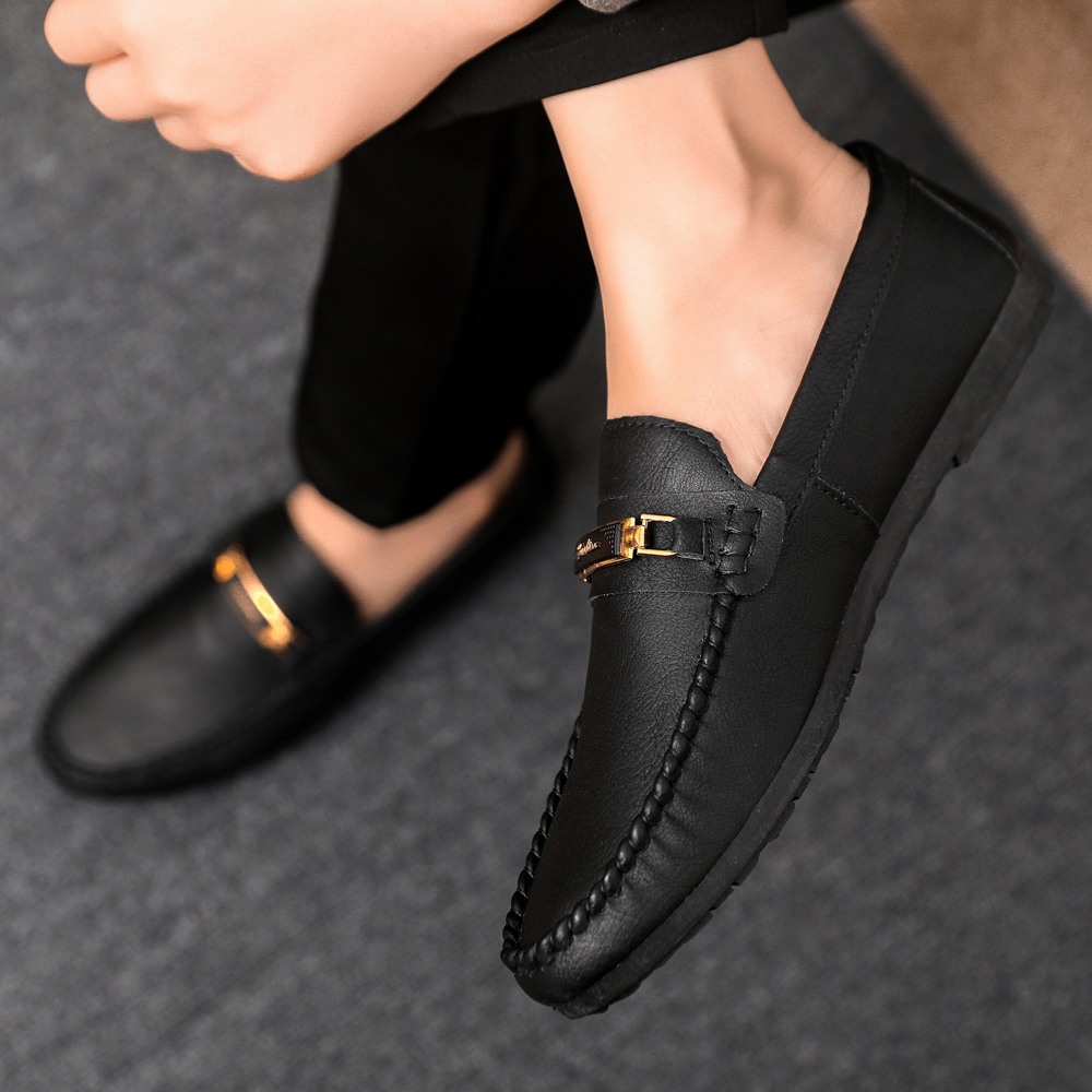 2025夏季新款男士休闲豆豆鞋