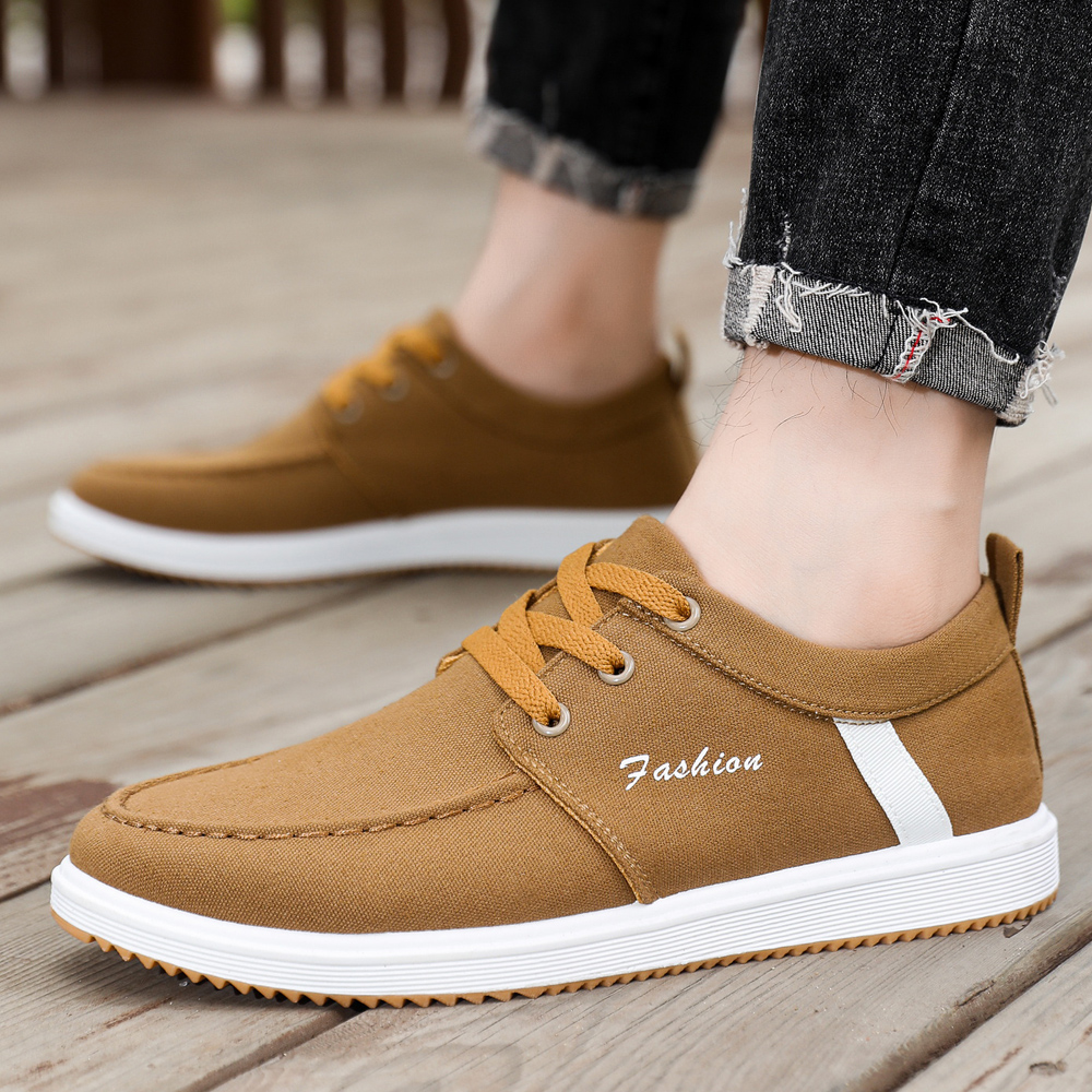 2025新款透气帆布板鞋