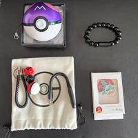 Large-capacity power bank, 20,000 mah, creative Poke Ball hand warmer, cute and handsome Poke ball, alien cartoon boy, suitable for Huawei and Apple fast charging, mini 20,000 Pokemon power bank thumbnail 4