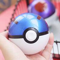 Large-capacity power bank, 20,000 mah, creative Poke Ball hand warmer, cute and handsome Poke ball, alien cartoon boy, suitable for Huawei and Apple fast charging, mini 20,000 Pokemon power bank thumbnail 5