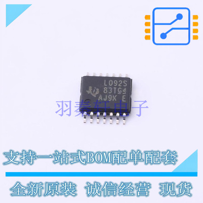 单片机(MCU/MPU/SOC) MSP430L092SPWR TSSOP-14 TI 全新原装正品