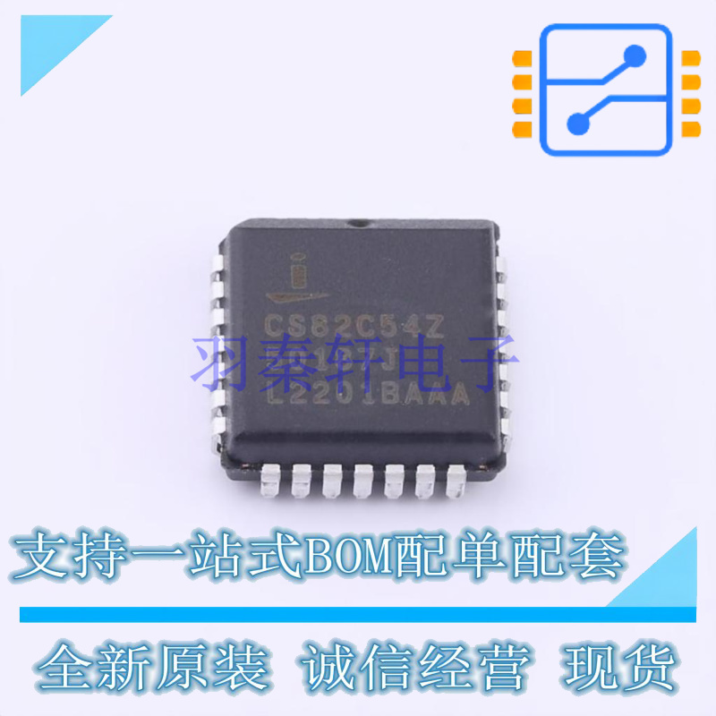 定时器/计时器/时钟振荡器 CS82C54Z PLCC-28 RENESAS 全新原装正