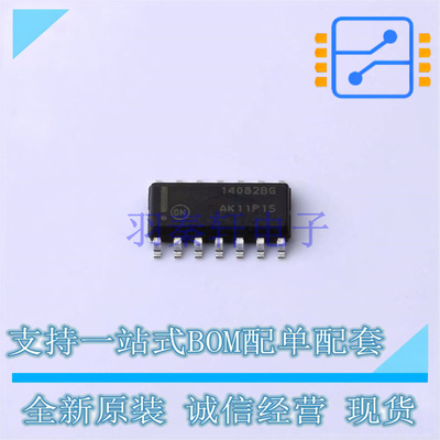 逻辑门 MC14082BDR2G SOIC-14 ON 全新原装正品