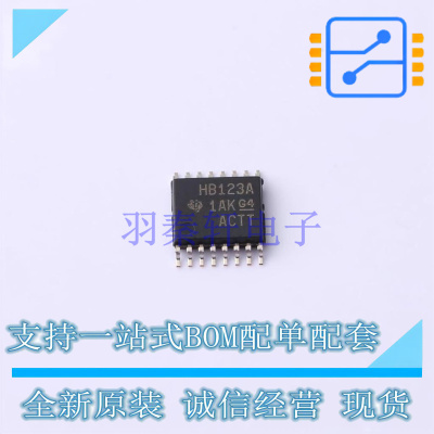 单稳态多谐振荡器 SN74AHCT123APWR TSSOP-16-4.4mm TI 全新原装