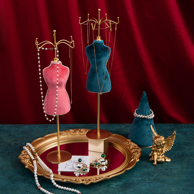 项链收纳架 人形模特首饰展示架