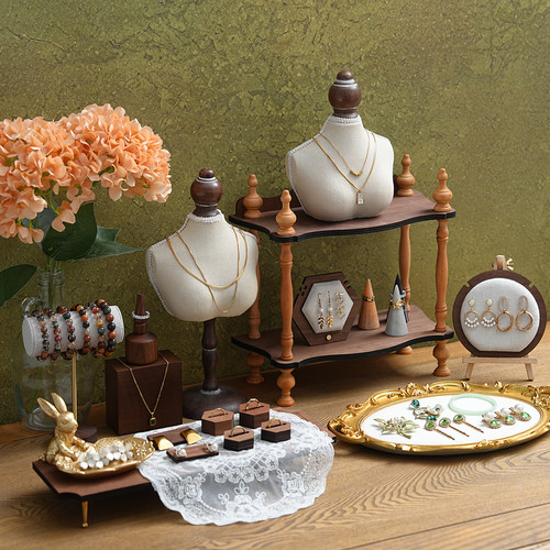 项链展示架手镯架戒指托