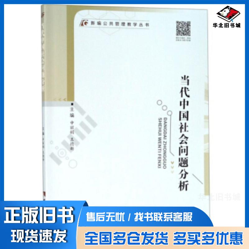 正版旧书当代中国社会问题分析新编公共管理教学丛书申丽娟王德新西南师范大学出版社9787562155898