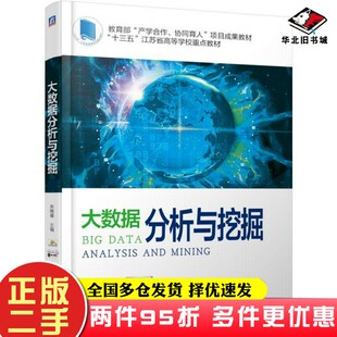 二手书大数据分析与挖掘朱晓峰机械工业出版社9787111621027