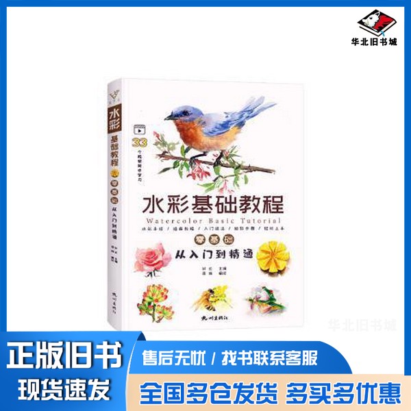 正版旧书 水彩基础教程 : 零基础·从入门到精通祁达祁达主编杭州