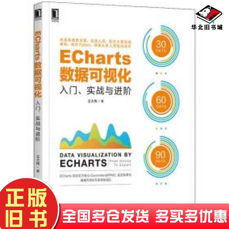 正版旧书ECharts数据可视化入门实战与进阶王大伟机械工业出版社9787111669883