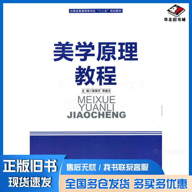 正版旧书美学原理教程骆锦芳李健夫主编北京大学出版社9787301200056
