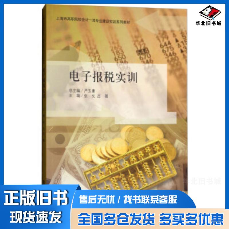 正版旧书电子报税实训张戈吕薇严玉康立信会计出版社9787542949189
