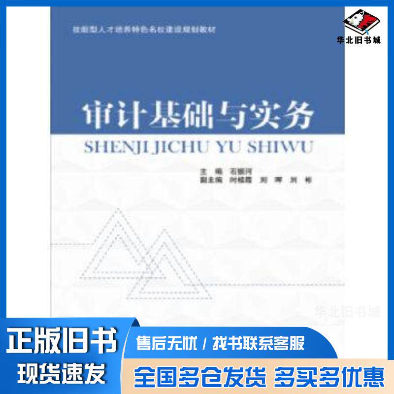 正版旧书审计基础与实务石振河时桂霞刘晖刘彬著中国水利水电出版社9787517062035
