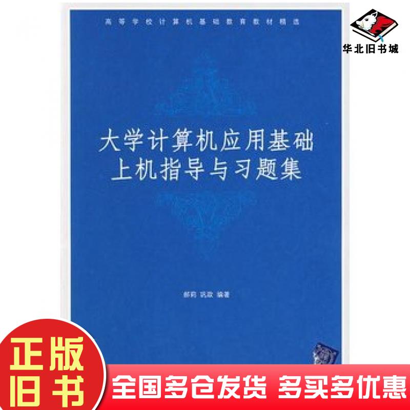 正版旧书大学计算机应用基础上机指导与习题集郝莉巩政编著清华大学出版社9787302154952