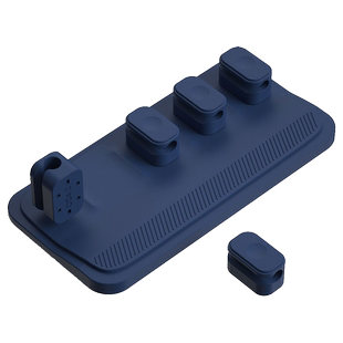 桌面理线器数据线收纳整理集线手机充电线夹磁吸固定器卡扣多卡位电脑数据线整理车载固定器墙壁走线集线卡扣