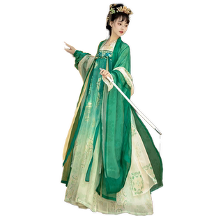 仙楚姬原创汉服女【惜颜公主】唐制齐胸襦裙大袖衫清新日常夏款