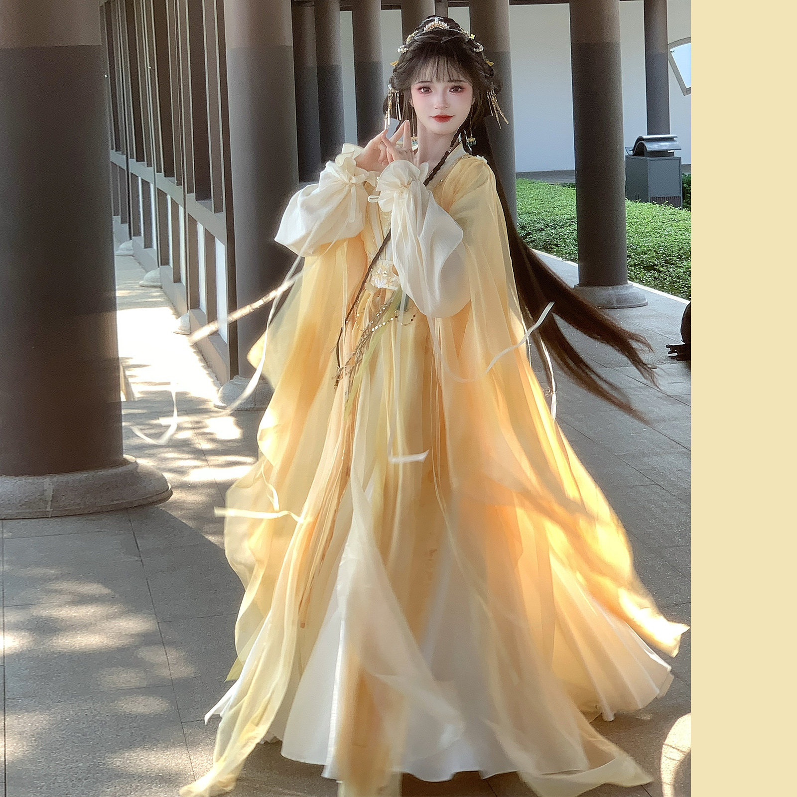 仙楚姬原创汉服【木兰辞】侠客风汉服小师妹飘逸仙气齐腰日常春夏