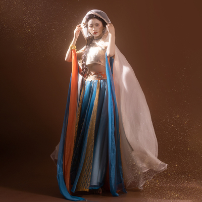 异域风汉服西域汉元素敦煌重工