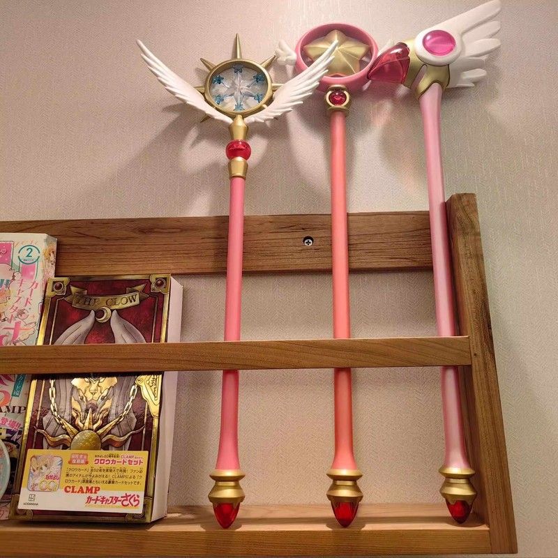 百变小樱魔法棒手办少女樱cosplay鸟头之杖星星梦之杖樱伸缩手杖