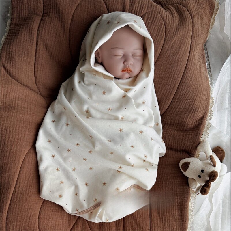 新生儿包单初生婴儿纯棉宝宝产房包巾襁褓巾裹巾柔暖亲肤