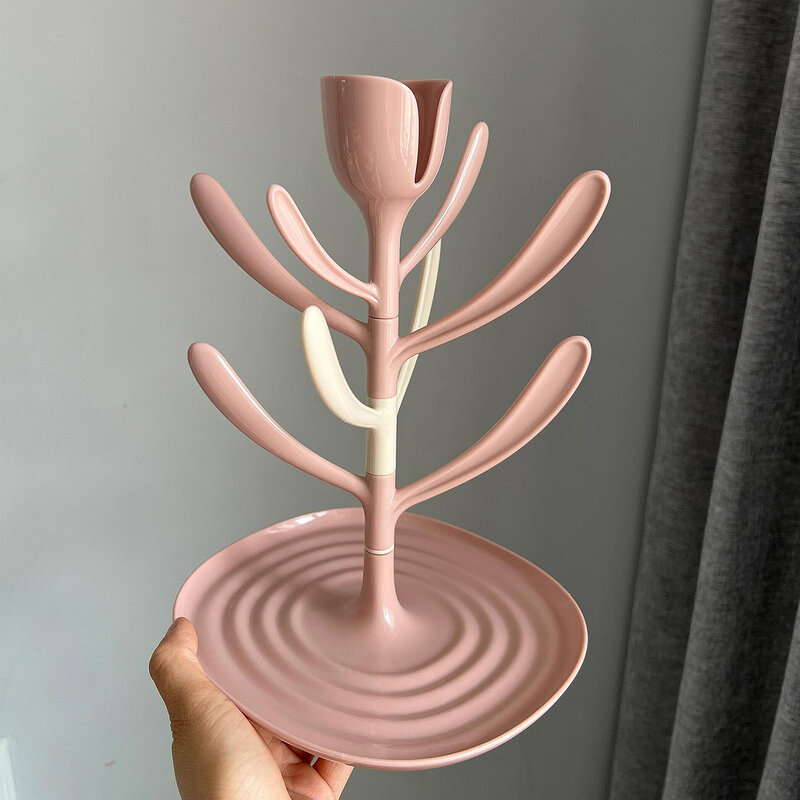 婴儿晾奶瓶架子沥水架奶瓶晾干架新生儿宝宝水杯收纳架干燥置物架