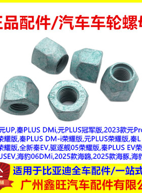 适配比亚迪海豚元UP秦PLUSDMi元PLUS冠军荣耀版轮胎螺帽车轮螺母