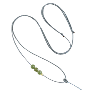 挂脖翡翠玉坠玉佛平安扣挂绳男女高档手工编织项链绳玉吊坠挂绳