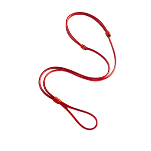 艺楷戒指钻戒平安扣挂绳挂脖吊坠绳男女金刚结手工情侣项链绳蜡绳