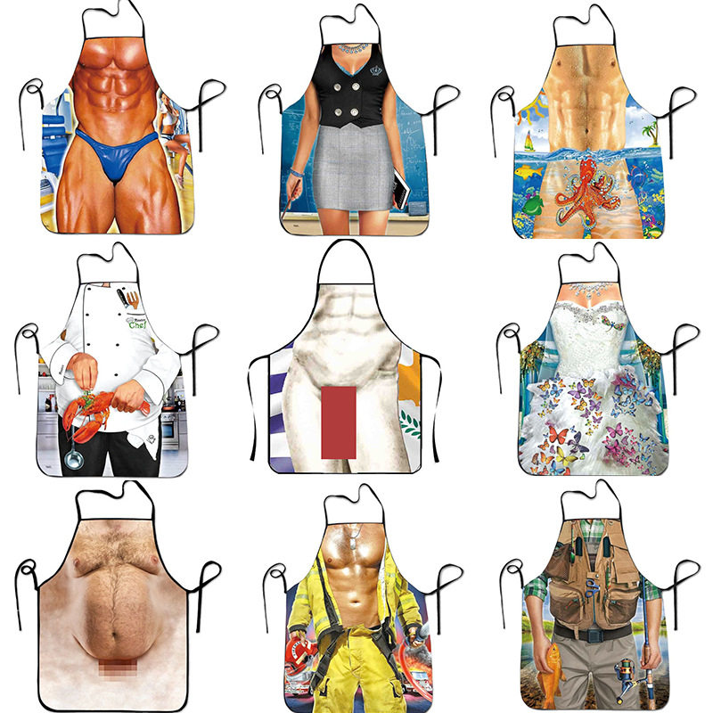2024款跨境电商奇趣个性围裙 搞笑整蛊礼服围裙 肌肉男牛仔裤围裙,家庭/个人清洁工具,围裙套装,淘宝优惠券,粉丝福利购,淘宝优惠卷