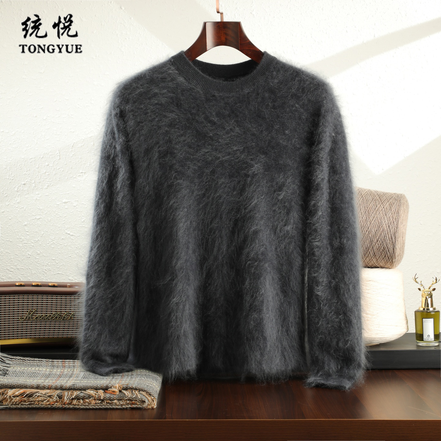 【男士100%纯山羊绒衫】厂家直销