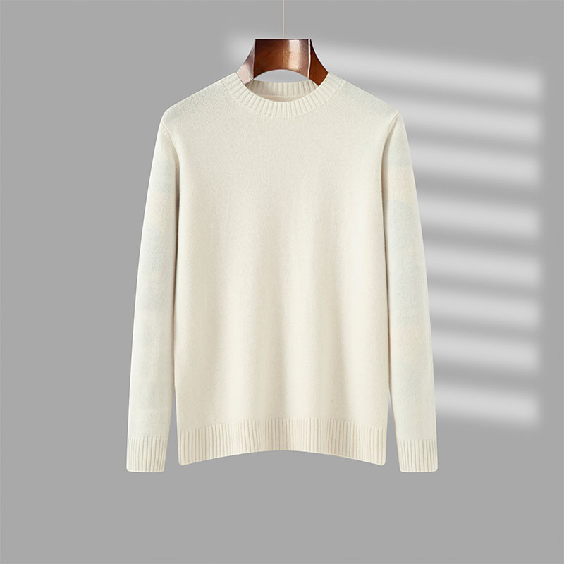 统悦100%纯山羊绒衫加厚男毛衣