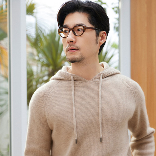 【加厚男100%山羊绒衫】厂家直销