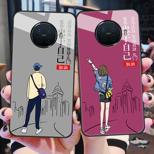 oppoace2手机壳玻璃保护Ace2硅胶套eva全包防摔opopace情侣5G软边硬壳oppoaec可爱卡通opporenoace新0pp0男女